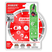 Diablo DMADS0600 6 Inch Diamond Segmented Cut-Off Discs for Masonry