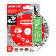 Diablo DMADST0500 5 Inch Diamond Segmented Turbo Cut-Off Discs for Masonry