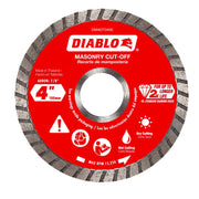 Diablo DMADT0400 4 in. Diamond Turbo Masonry Cut-Off Disc