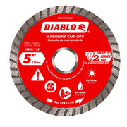 Diablo DMADT0500 5 in. Diamond Turbo Masonry Cut-Off Disc