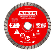 Diablo DMADT0700 7 in. Diamond Turbo Masonry Cut-Off Disc