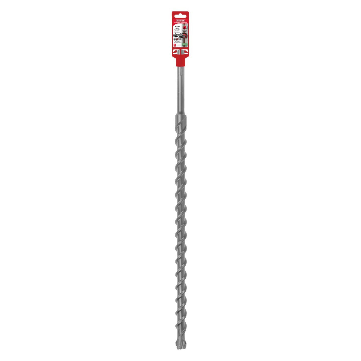 Diablo DMAMX1270 1-1/8 Inch x 24 Inch x 29 Inch Rebar Demon SDS-Max 4-Cutter Carbide-Tipped Hammer Drill Bit