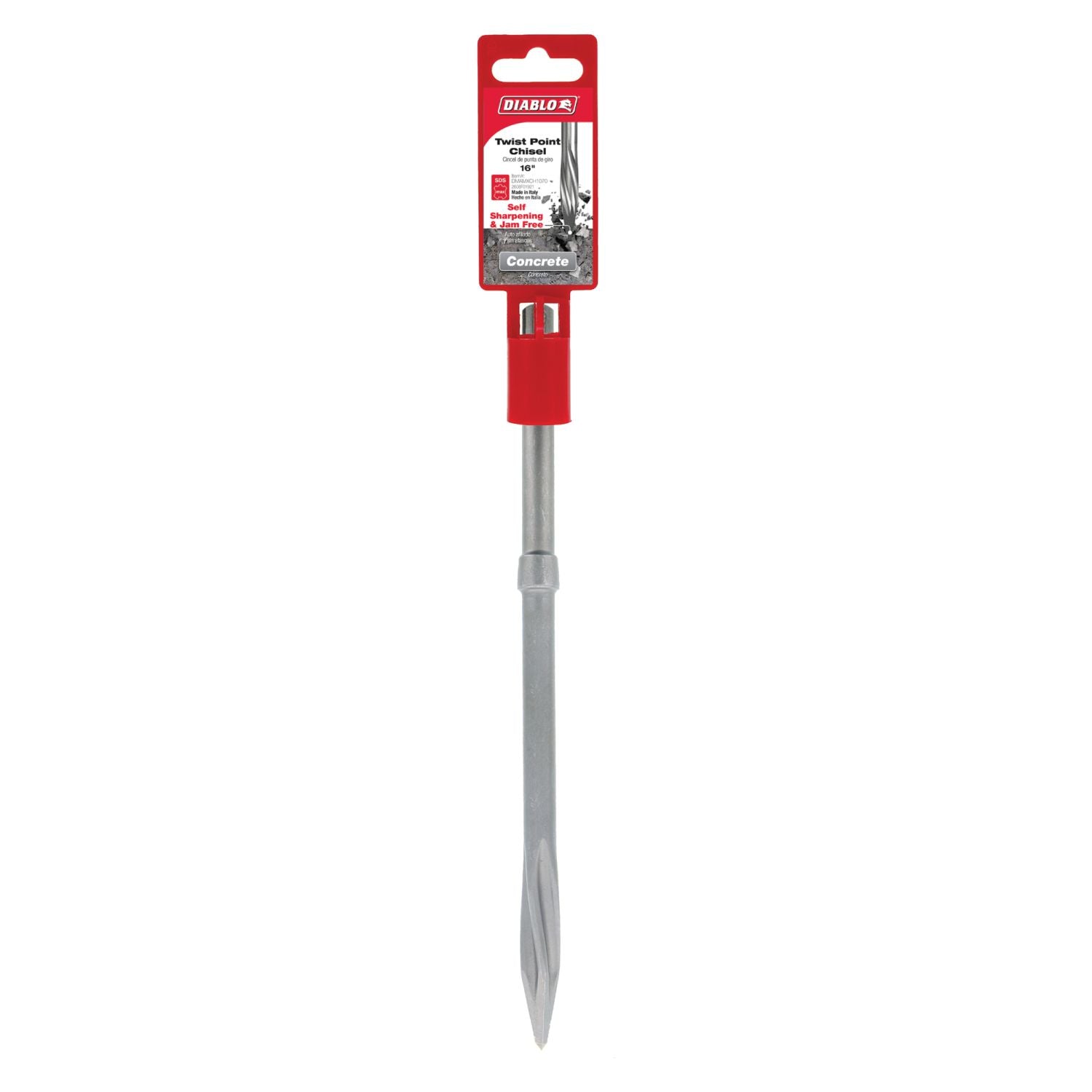 Diablo DMAMXCH1070 1 Inch x 16 Inch SDS-Max Twist Point Chisel
