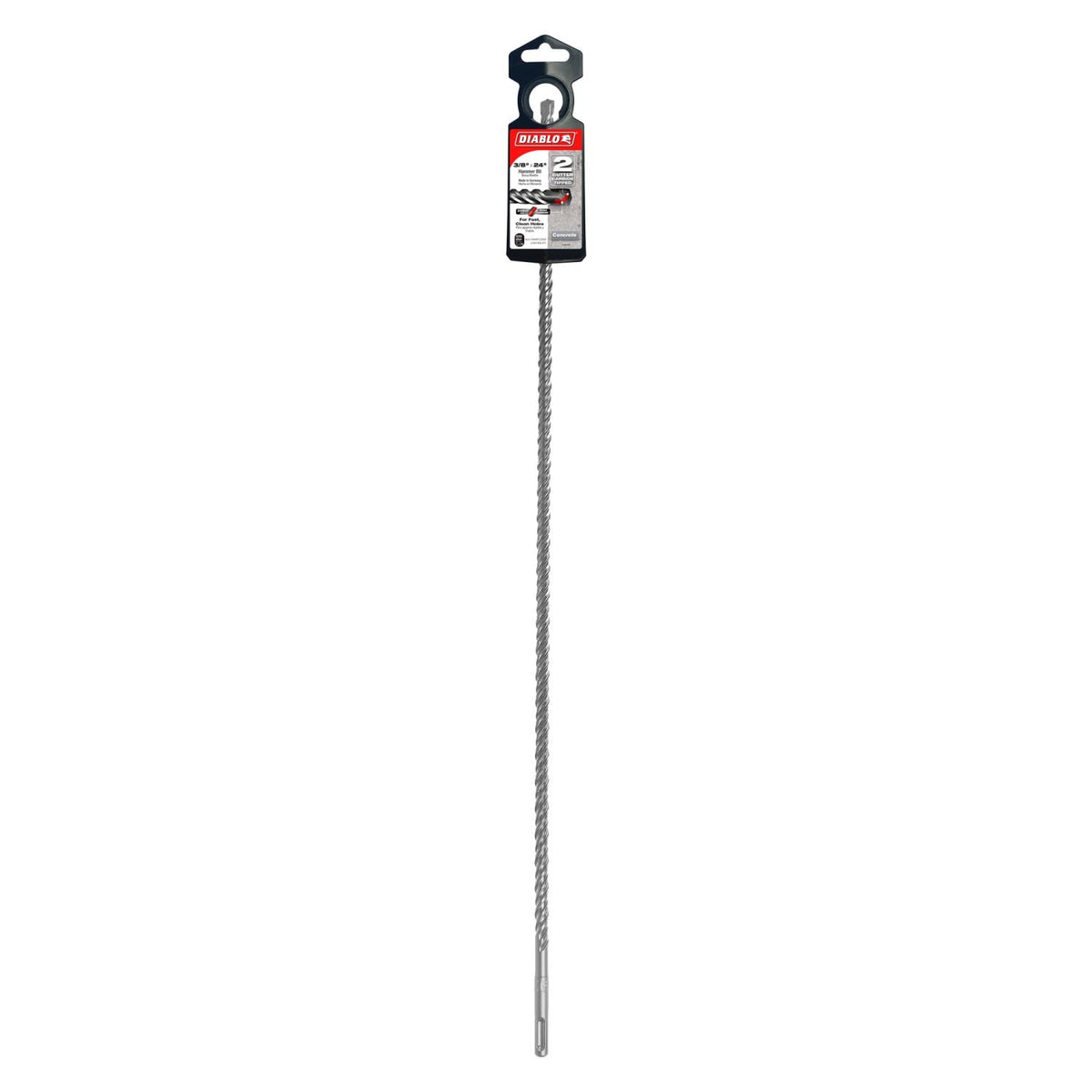 Diablo DMAPL2260 3/8 Inch x 22 Inch x 24 Inch SDS-Plus 2-Cutter