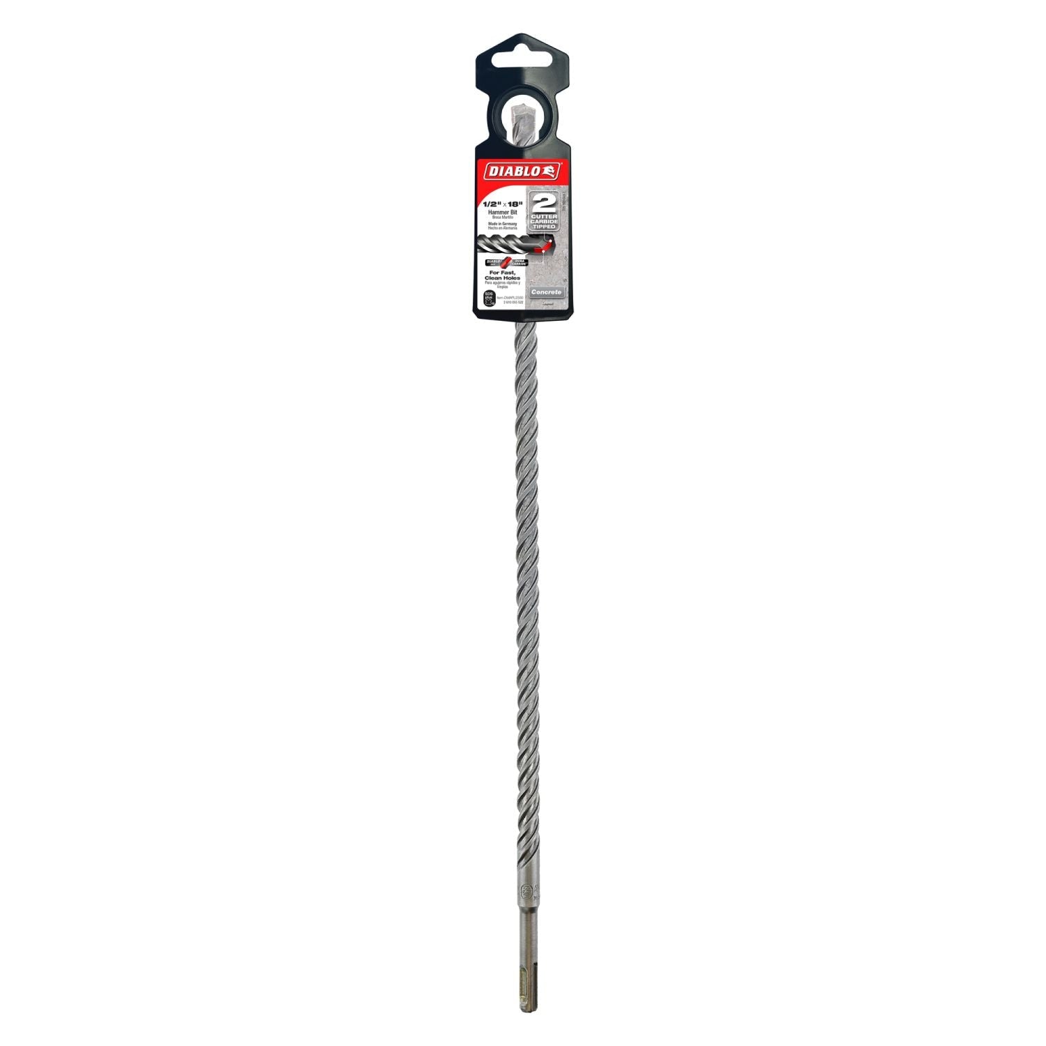 Diablo DMAPL2330 1/2 Inch x 16 Inch x 18 Inch SDS-Plus 2-Cutter