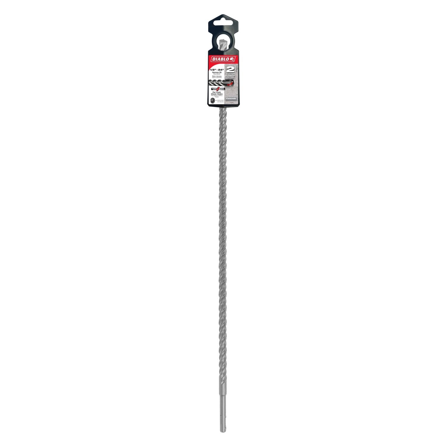 Diablo DMAPL2340 1/2 Inch x 22 Inch x 24 Inch SDS-Plus 2-Cutter