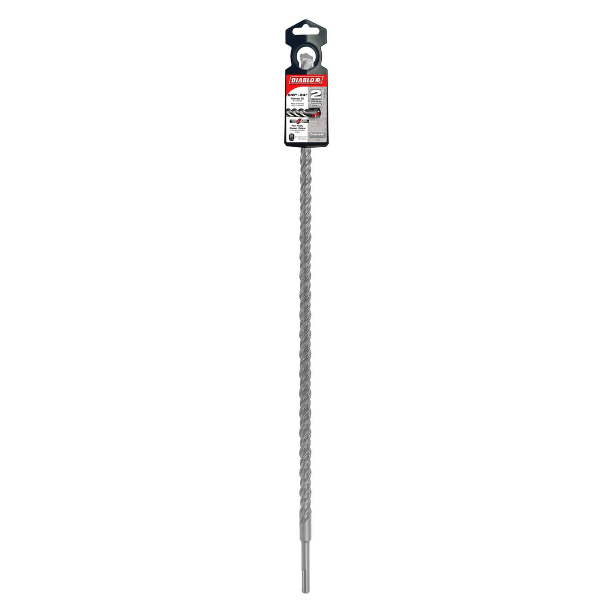 Diablo DMAPL2430 5/8 Inch x 22 Inch x 24 Inch SDS-Plus 2-Cutter
