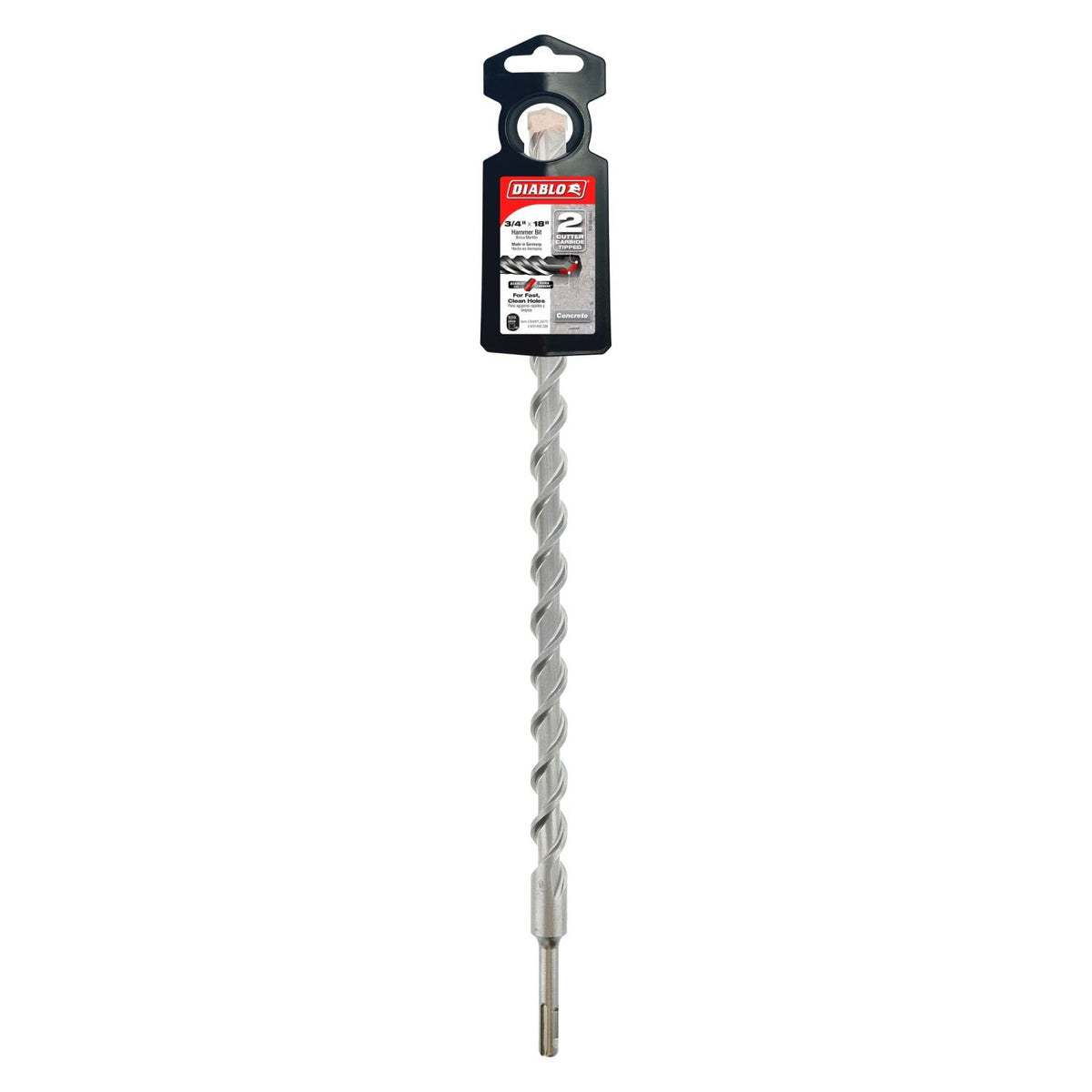 Diablo DMAPL2470 3/4 Inch x 16 Inch x 18 Inch SDS-Plus 2-Cutter