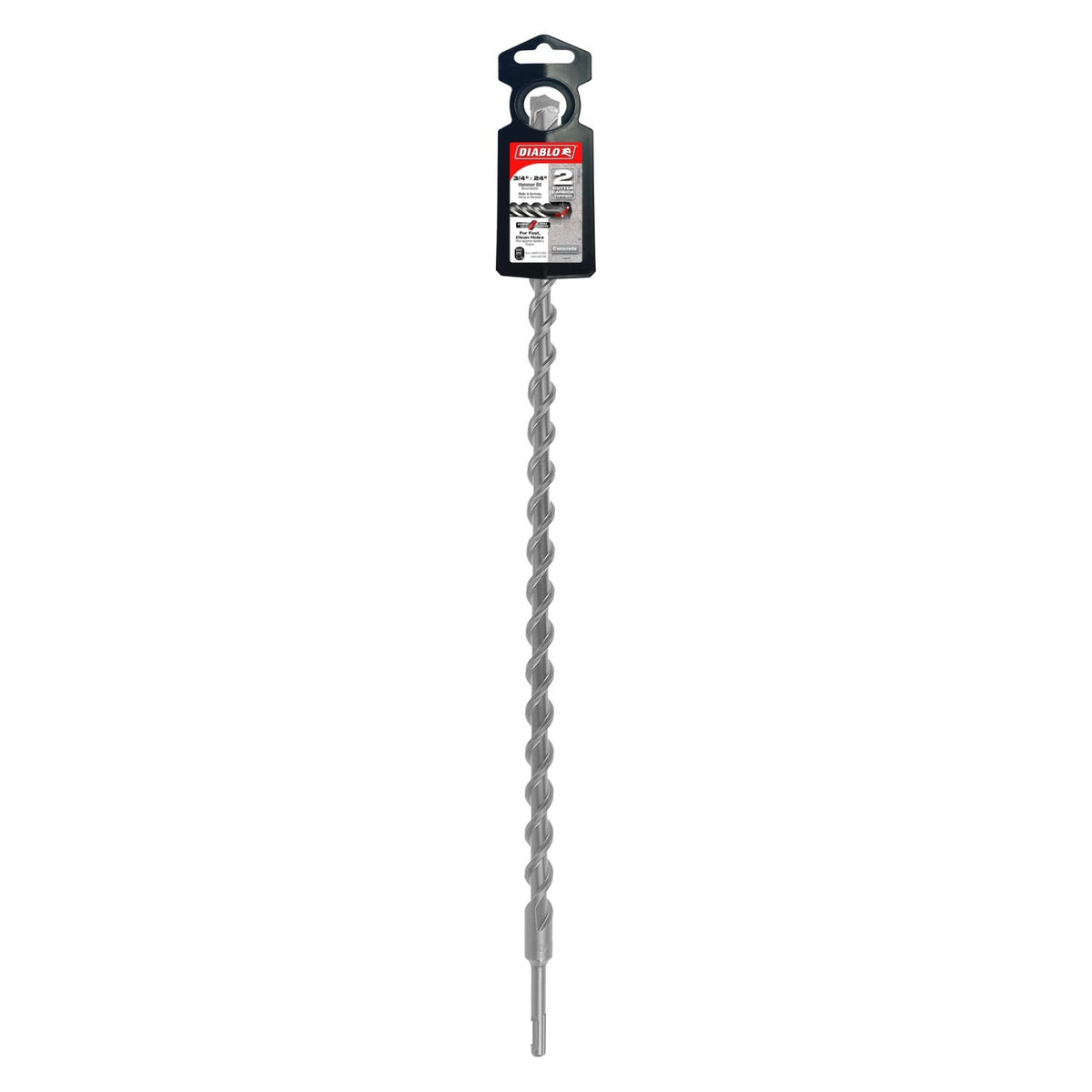 Diablo DMAPL2480 3/4 Inch x 22 Inch x 24 Inch SDS-Plus 2-Cutter