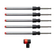 Diablo DMAPLA4450-S6 1/2 in. x 8 in. x 14 in. AMPED Rebar Demon SDS-Plus 4-Cutter Full Carbide Head Dust Extraction Hammer Drill Bit (6-Pack)