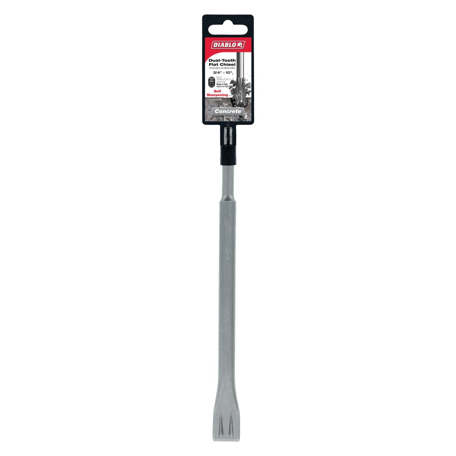 Diablo DMAPLCH2010 3/4 Inch x 10 Inch SDS-Plus Dual-Tooth Flat Chisel