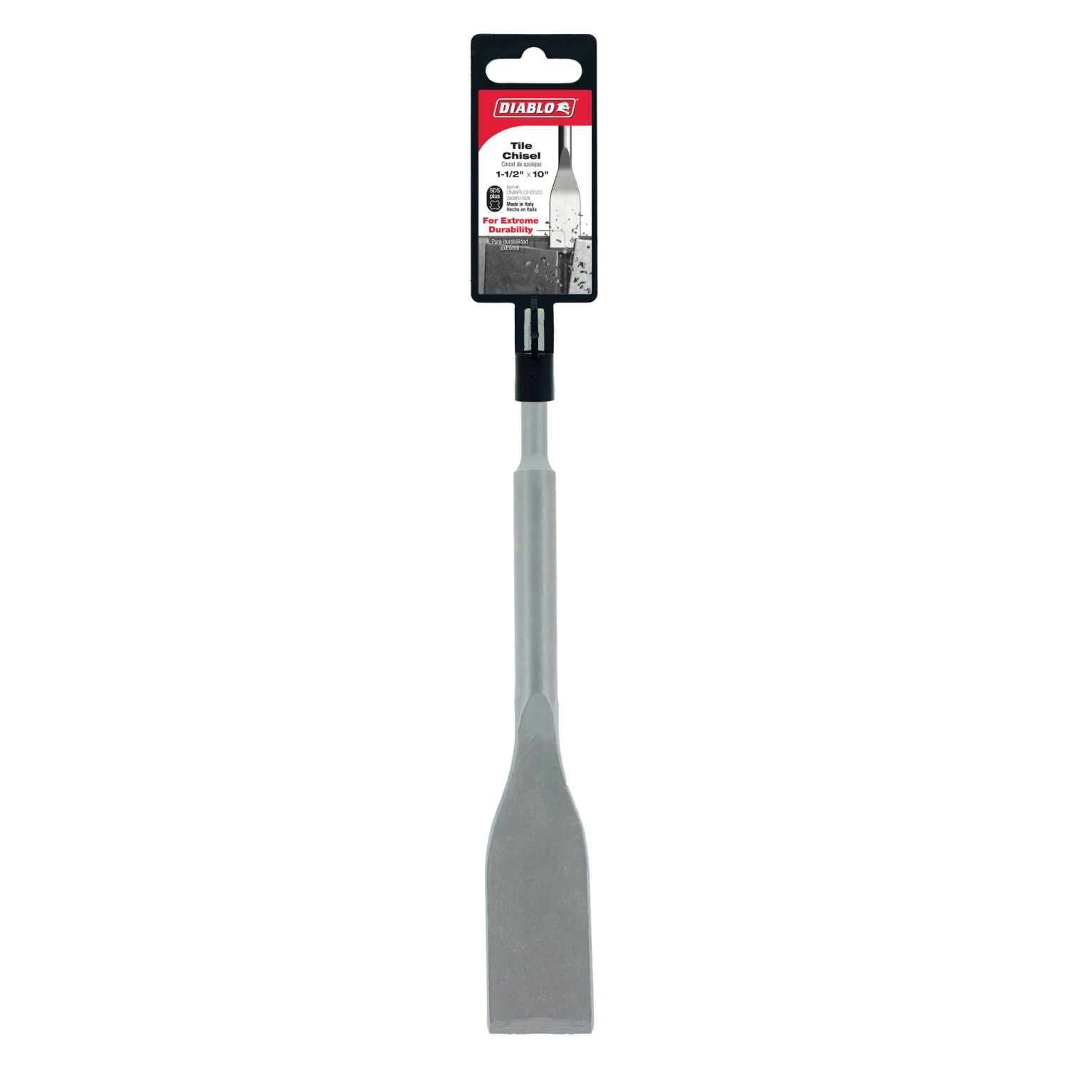 Diablo DMAPLCH2020 1.5 Inch x 10 Inch SDS-Plus Tile Chisel