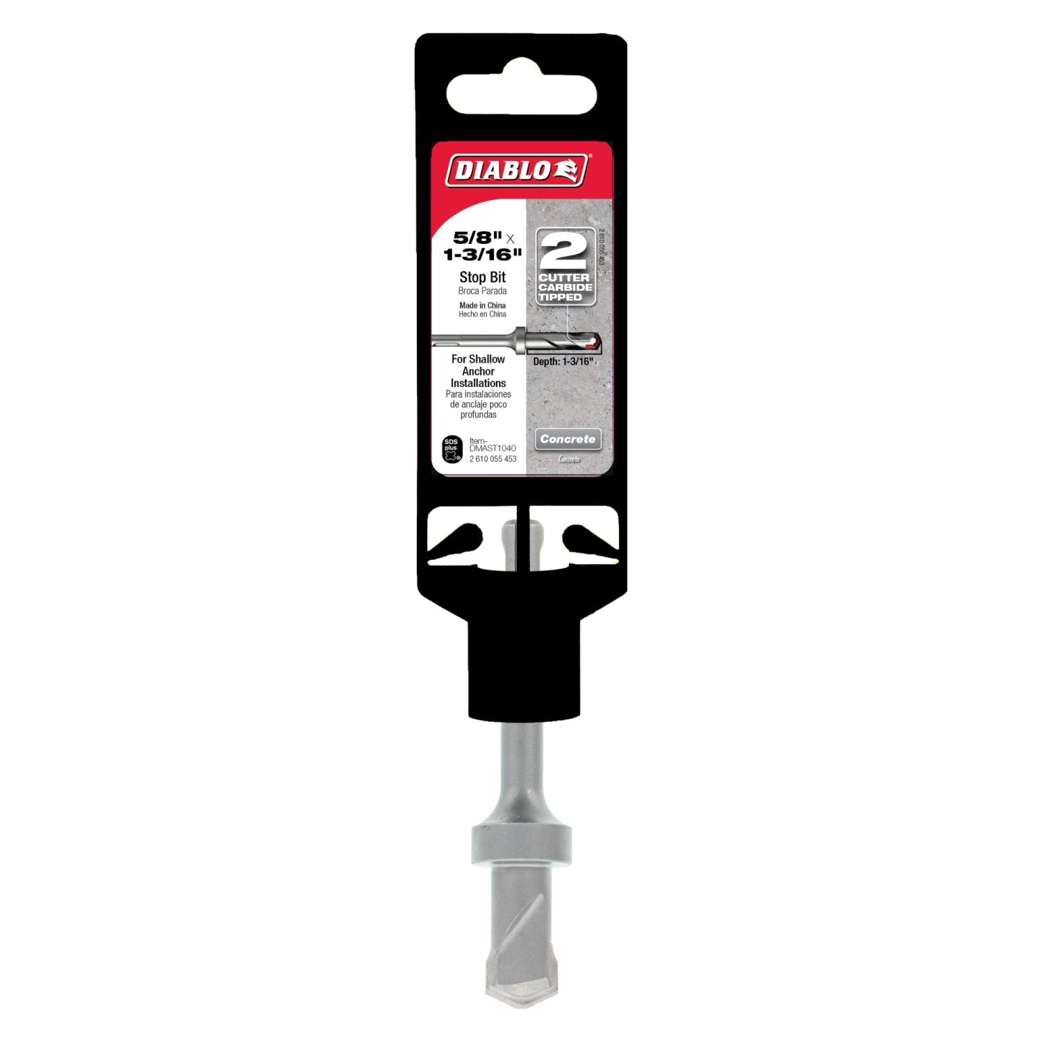 Diablo DMAST1040 5/8 Inch x 1-3/16 Inch SDS-Plus 2-Cutter