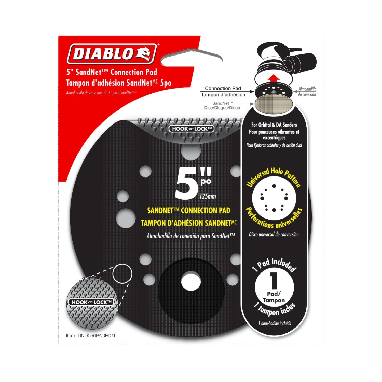 Diablo DND050PADH01I 5-inch SandNet Connection Pad