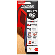 Diablo DNS323080S05G 1/3 Sheet 80-Grit Coarse SandNET Universal Reusable Sanding Sheet , 5-Pack