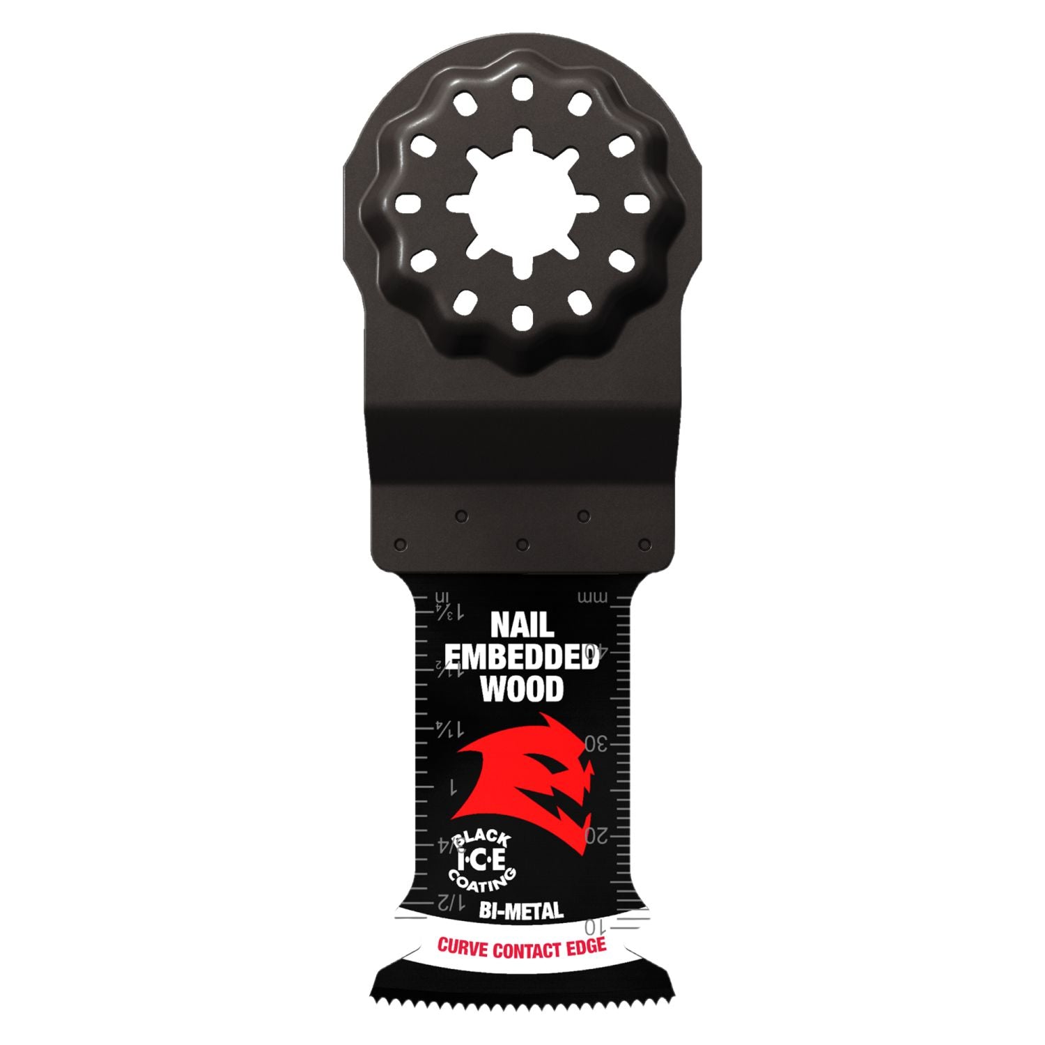 Diablo DOS125BW10 1-1/4 in. Starlock Bi-Metal Oscillating Blade for Nail-Embedded Wood (10-Pack)
