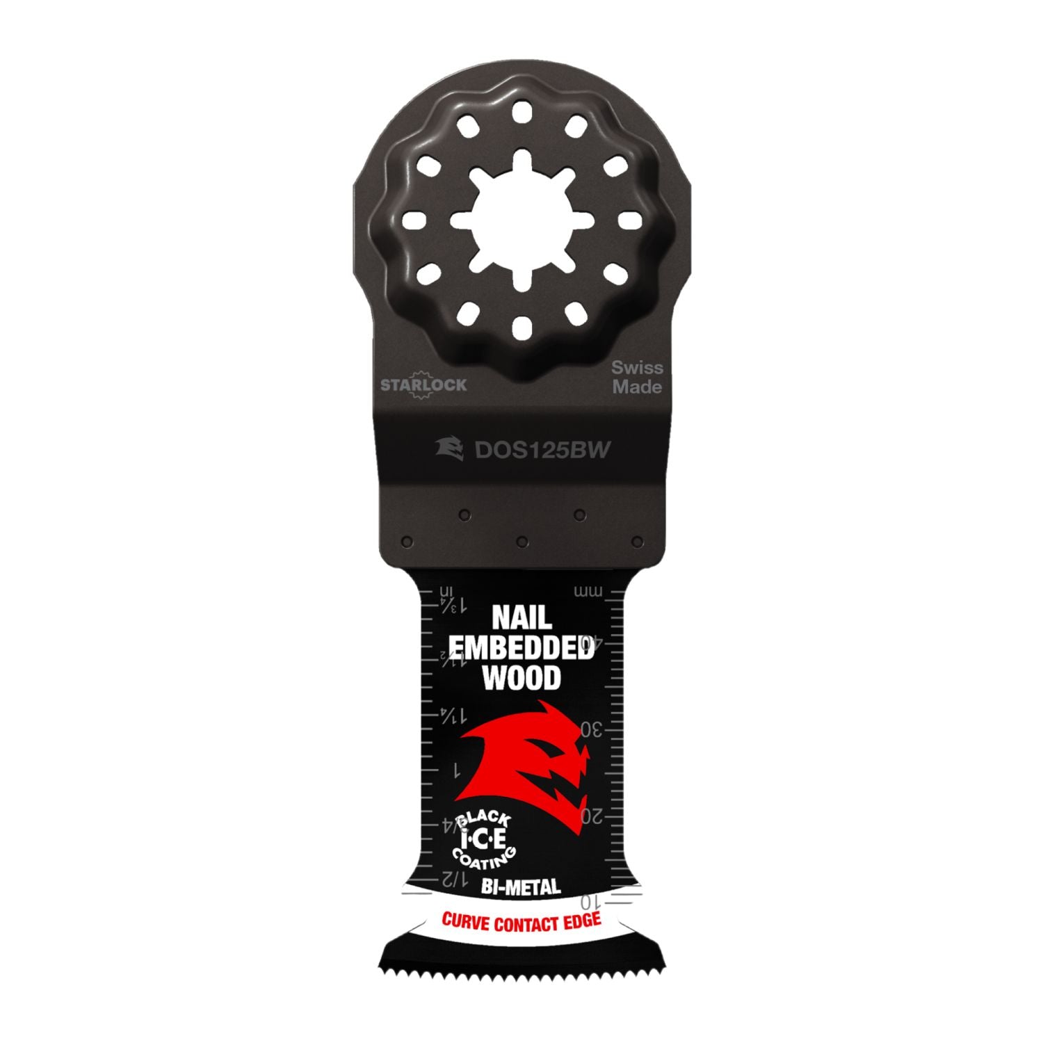 Diablo DOS125BW 1-1/4 in. Starlock Bi-Metal Oscillating Blade for Nail-Embedded Wood