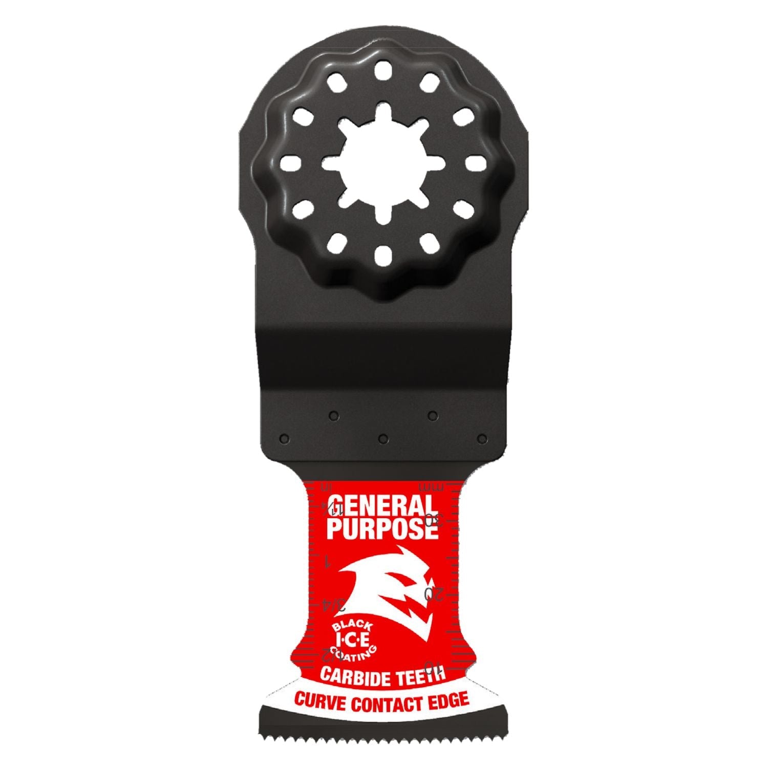 Diablo DOS125CGP10 1-1/4" x 1-1/2" AMPED Demo Demon Starlock Carbide Teeth Oscillating Blade for General Purpose Cuts, 10-Pack