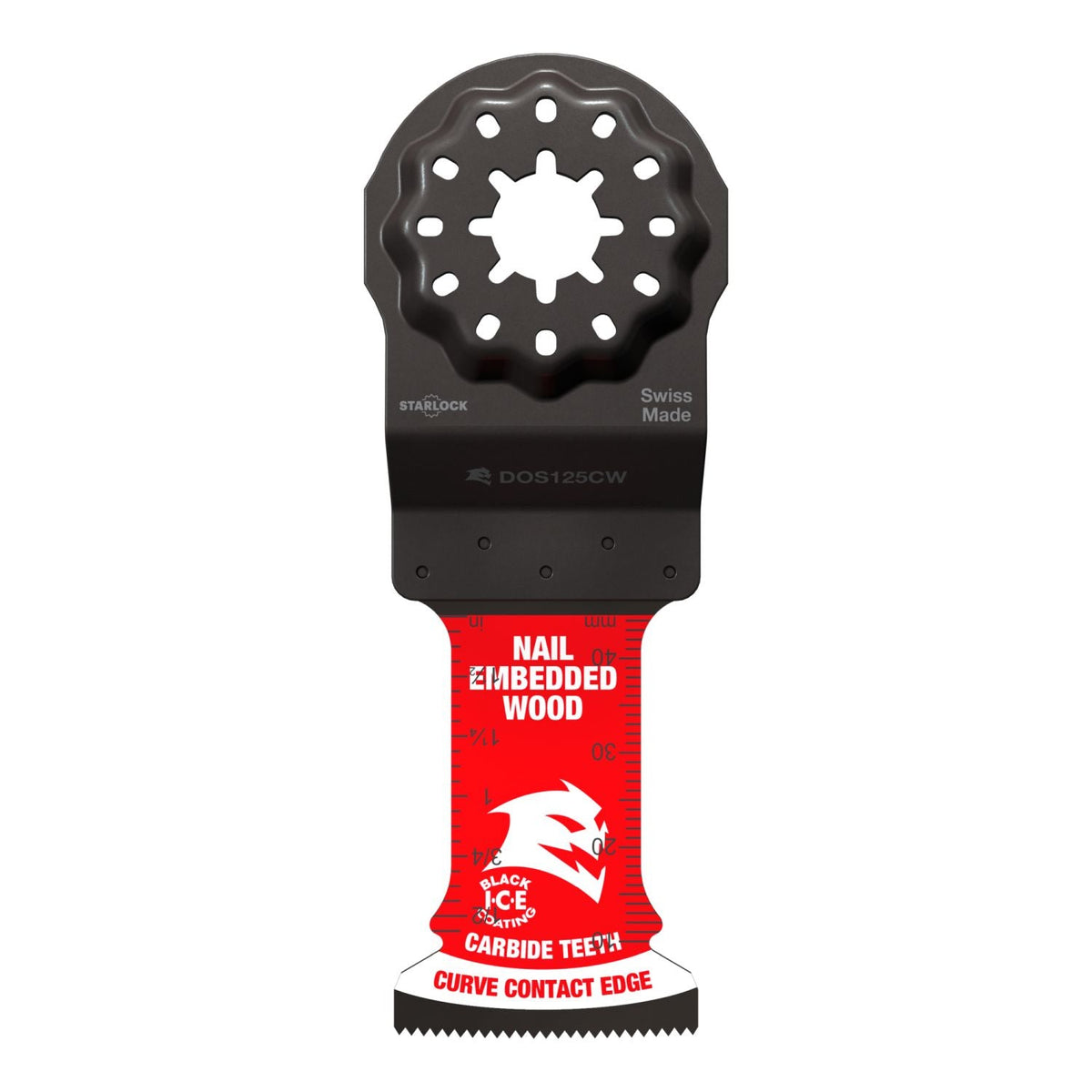 Diablo DOS125CW10 Diablo 1-1/4-in. AMPED Demo Demon Starlock Carbide Teeth Oscillating Blades for Nail-Embedded Wood, 10-Pack