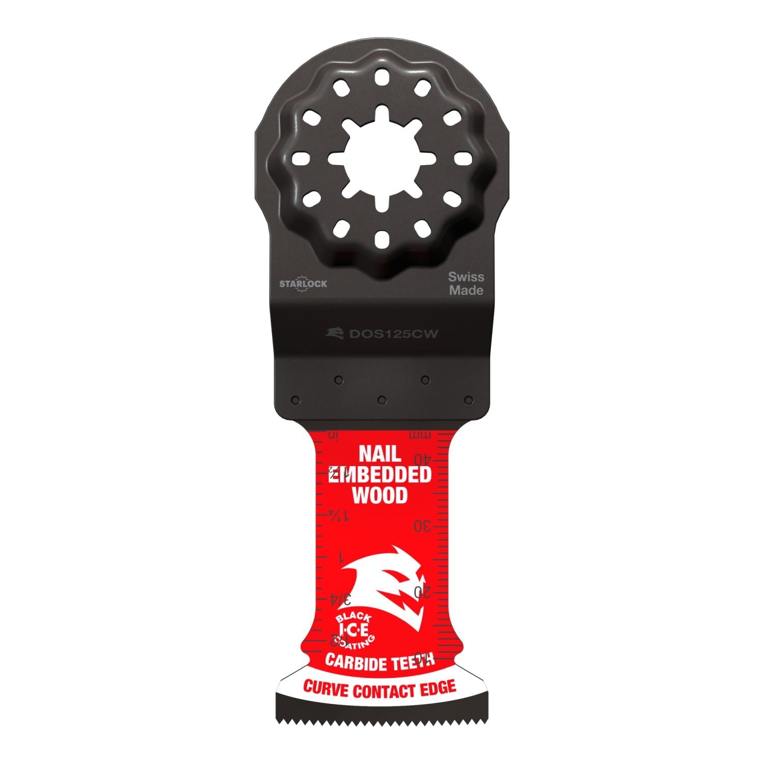 Diablo DOS125CW AMPED Demo Demon 1-1/4 in. Starlock Carbide Teeth Oscillating Blade for Nail-Embedded Wood