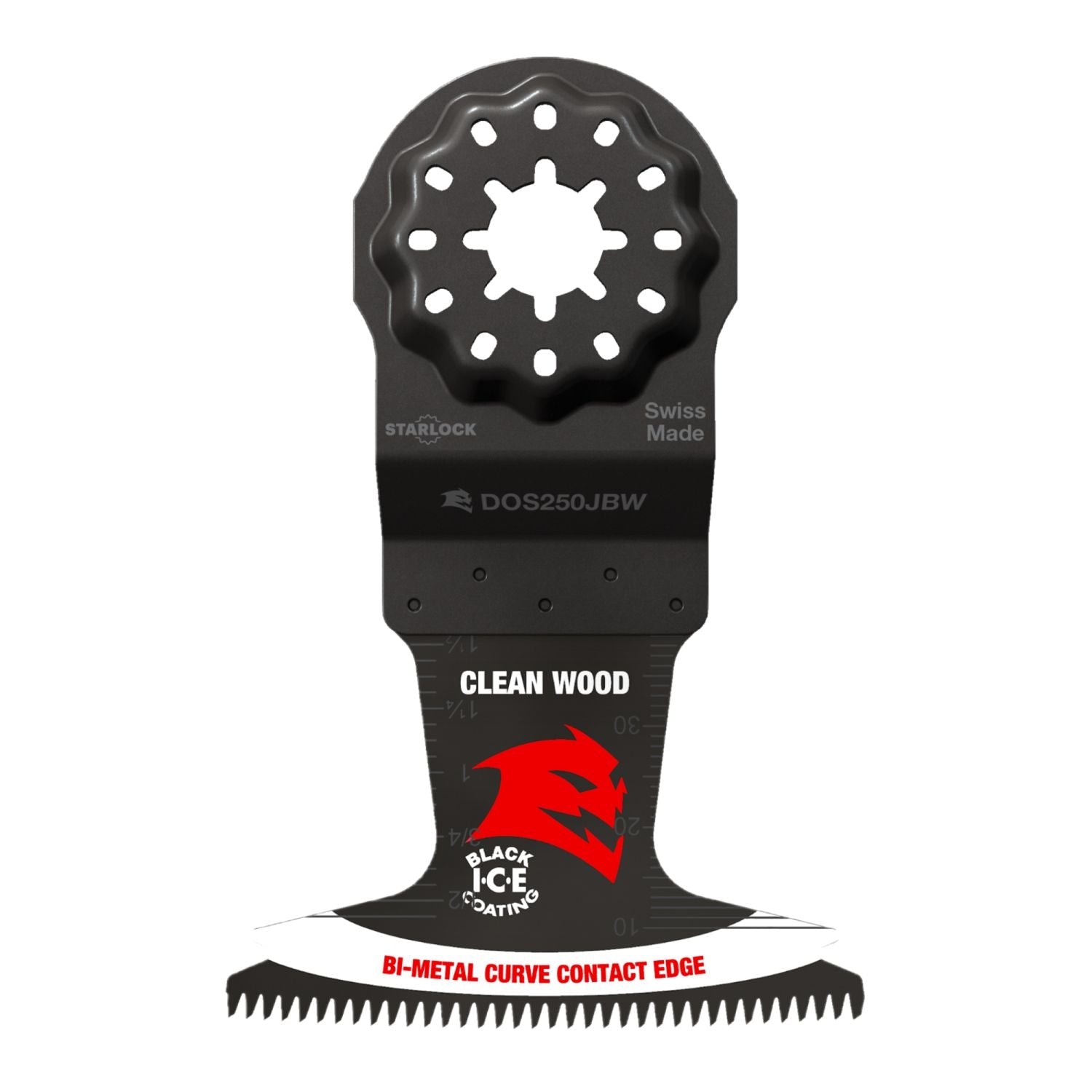 Diablo DOS250JBW 2-1/2 in. Starlock Bi-Metal Oscillating Blade for Clean Wood