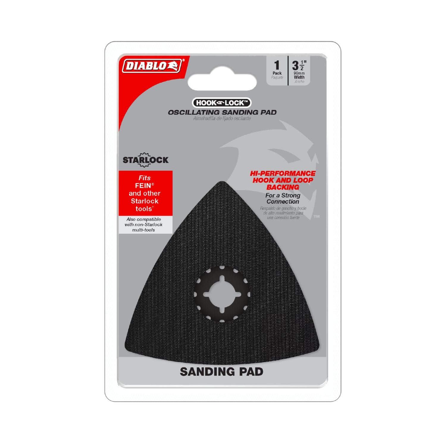 Diablo DOSSAND 3-3/4 in. Starlock Oscillating Sanding Pad