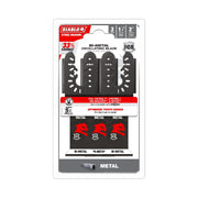 Diablo DOU125BF3 1-1/4-Inch Universal Fit Bi-Metal Oscillating Blades for Metal, 3-Pack