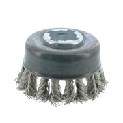 Diablo DPB275XKCS01F 2-3/4 Inch X-LOCK Stainless Steel Knot Cup Brush