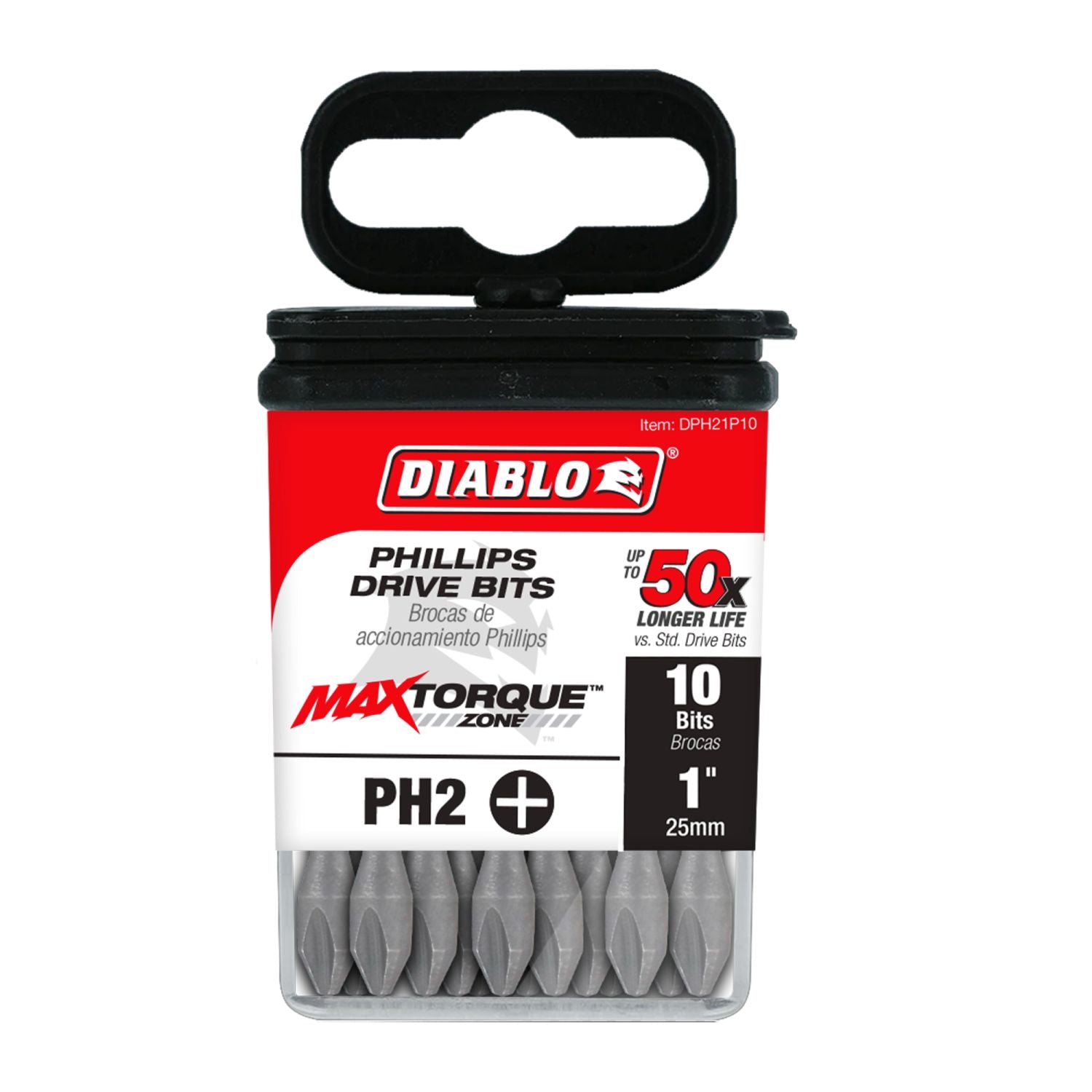 Diablo DPH21P10 1 in. #2 Phillips Drive Bit (10-Pack) – Tool Nut