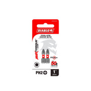 Diablo DPH21P2 1 Inch #2 Phillips Drive Bits , 2-Pack