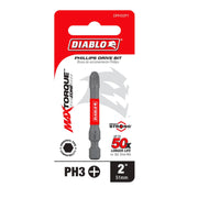 Diablo DPH32P1 2 Inch #3 Phillips Drive Bit