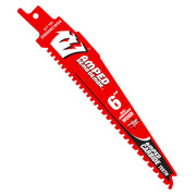 Diablo DS0606CWSA AMPED Demo Demon 6 in. 5/7 TPI Carbide Teeth Reciprocating Saw Blade for Nail-Embedded Wood