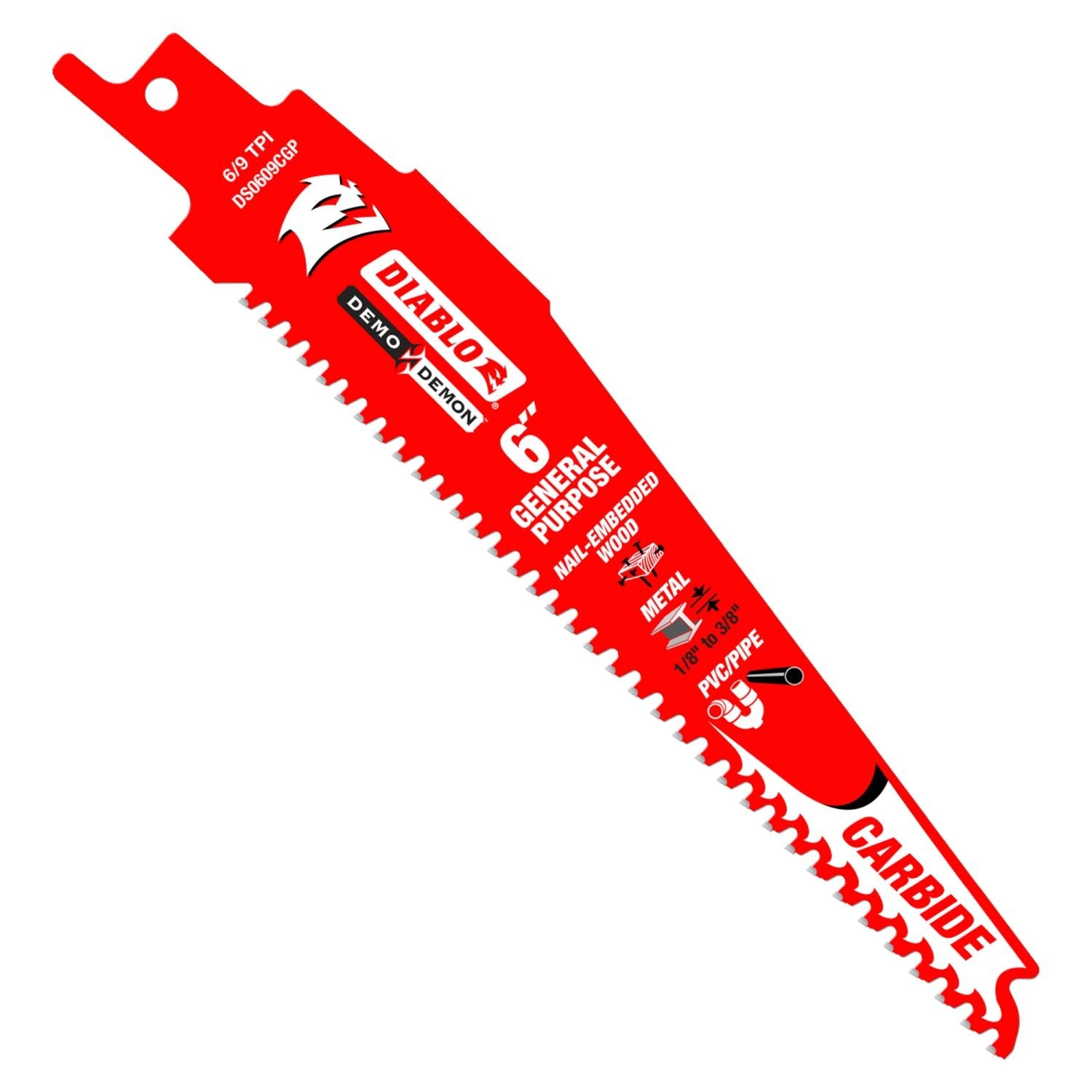 Diablo DS0609CGP 6-Inch Demo Demon Carbide General Purpose Recip