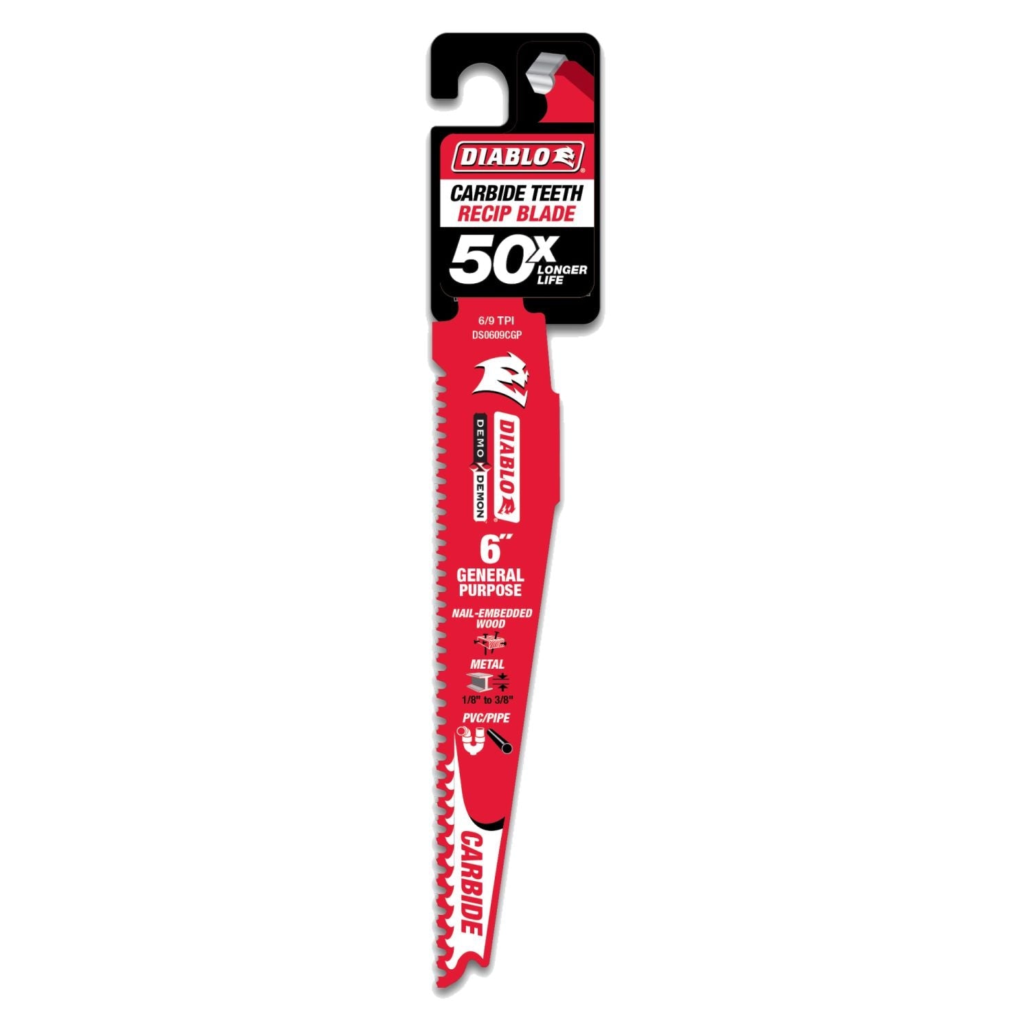 Diablo DS0609CGP 6-Inch Demo Demon Carbide General Purpose Recip