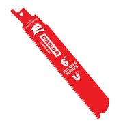 Diablo DS0611BPFG5 6" 11TPI Bi-Metal Reciprocating Saw Blade for PVC, ABS, and Plastics (5-Pack)