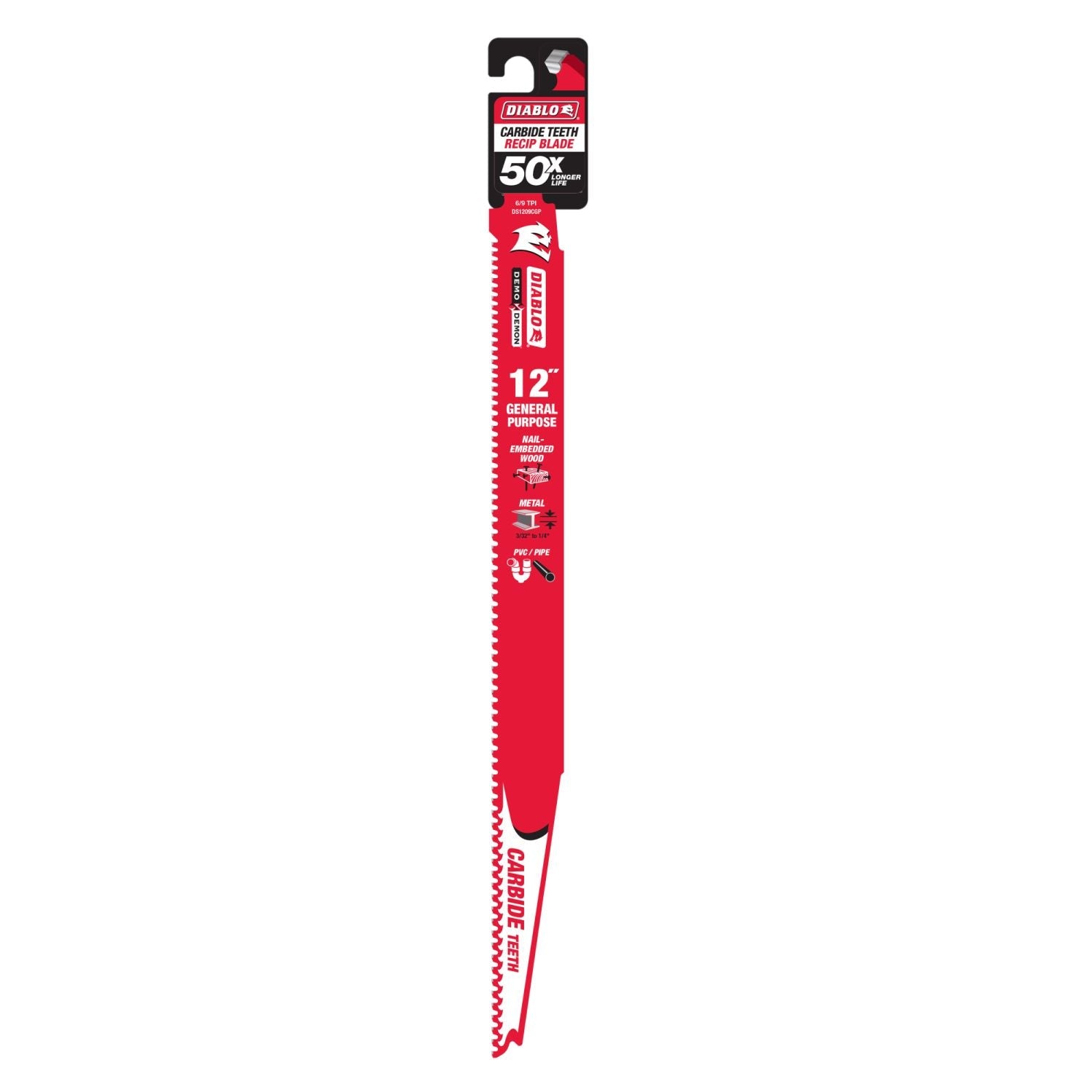 Diablo DS1209CGP 12-Inch Demo Demon Carbide General Purpose Recip