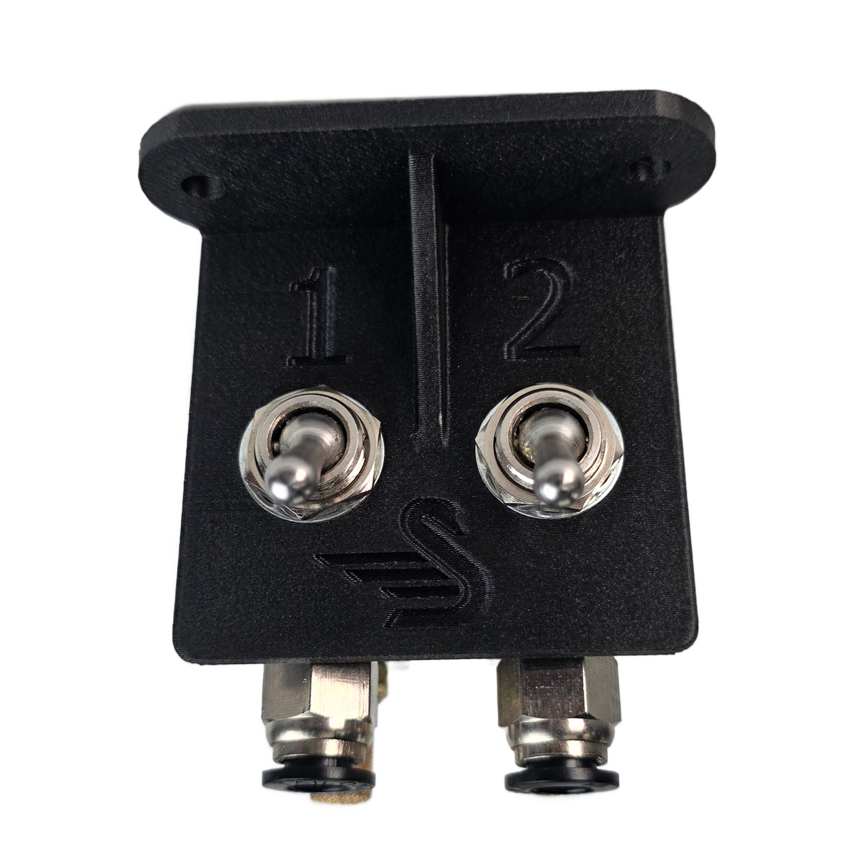 Swan VacQswitch Double VTSRV2 rear view with push-connect ports