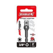 Diablo DSA0375 3/8 Inch Square x 1/4 Inch Hex Socket Adapter