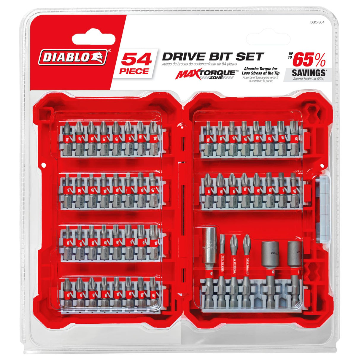 Diablo DSC-S54 54-Piece Screwdriving Set , 54-Piece