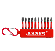 Diablo Carabiner Drive Bit Set, 10-Piece (DSCC2-S10B)