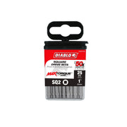 Diablo DSQ21P25 1 Inch #2 Square Drive Bits , 25-Pack