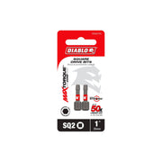 Diablo DSQ21P2 1 Inch #2 Square Drive Bits , 2-Pack