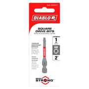 Diablo DSQ22P1 2 Inch #2 Square Drive Bit