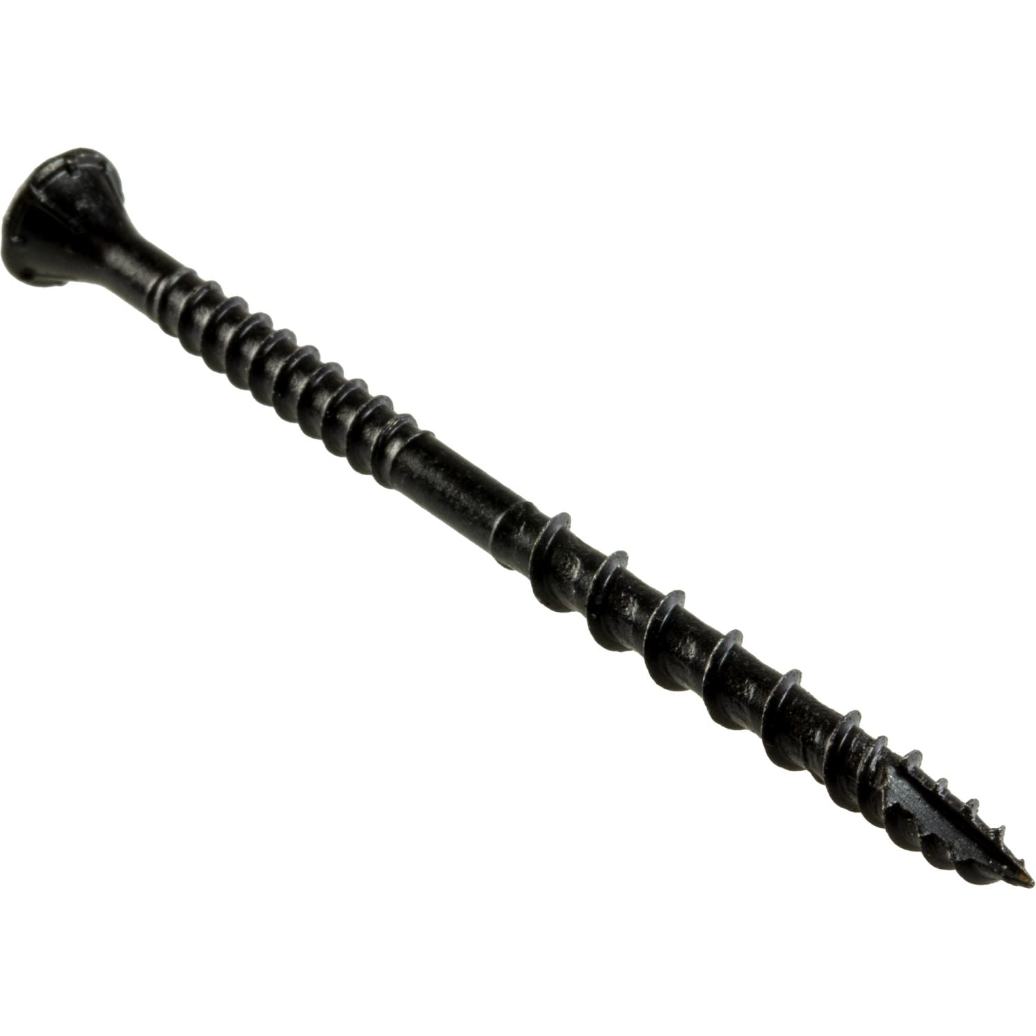 Simpson Strong-Tie DSVBK3R210 Deck-Drive DSV WOOD Screw,  #10 x 3-in. T25, Flat Head, Quik Guard, Black, 210-Pack