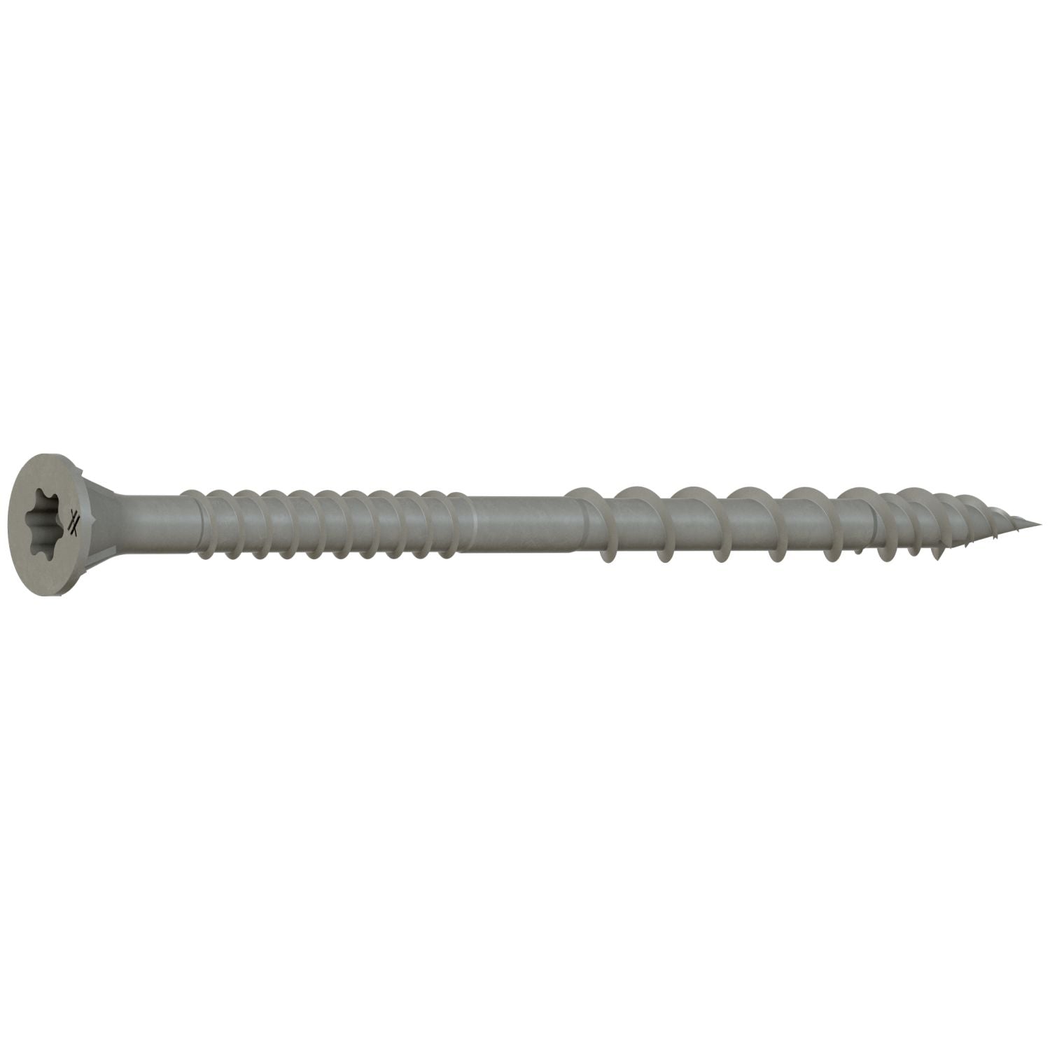 Simpson Strong-Tie DSVG3S Deck-Drive DSV WOOD Screw (Collated),  #10 x 3-in. T25 6-Lobe, Gray, 1000-Pack