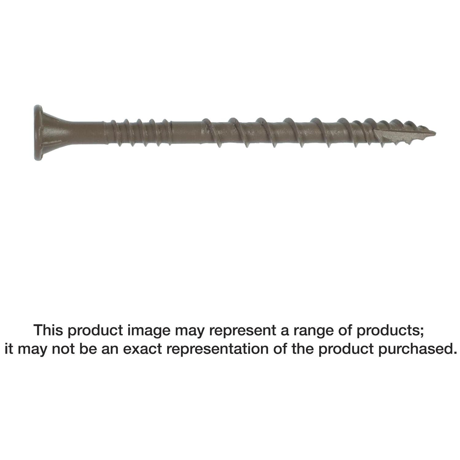 Simpson Strong-Tie DSVR114R1LB Deck-Drive DSV WOOD Screw,  #8 x 1-1/4-in. T-25, Flat Head, Quik Guard, Red, 1-lb.