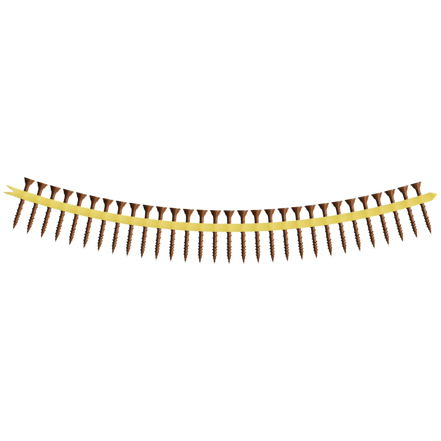 Simpson Strong-Tie DSVR158S Deck-Drive DSV WOOD Screw (Collated),  #8 x 1-5/8-in. T25 6-Lobe, Red, 2000-Pack