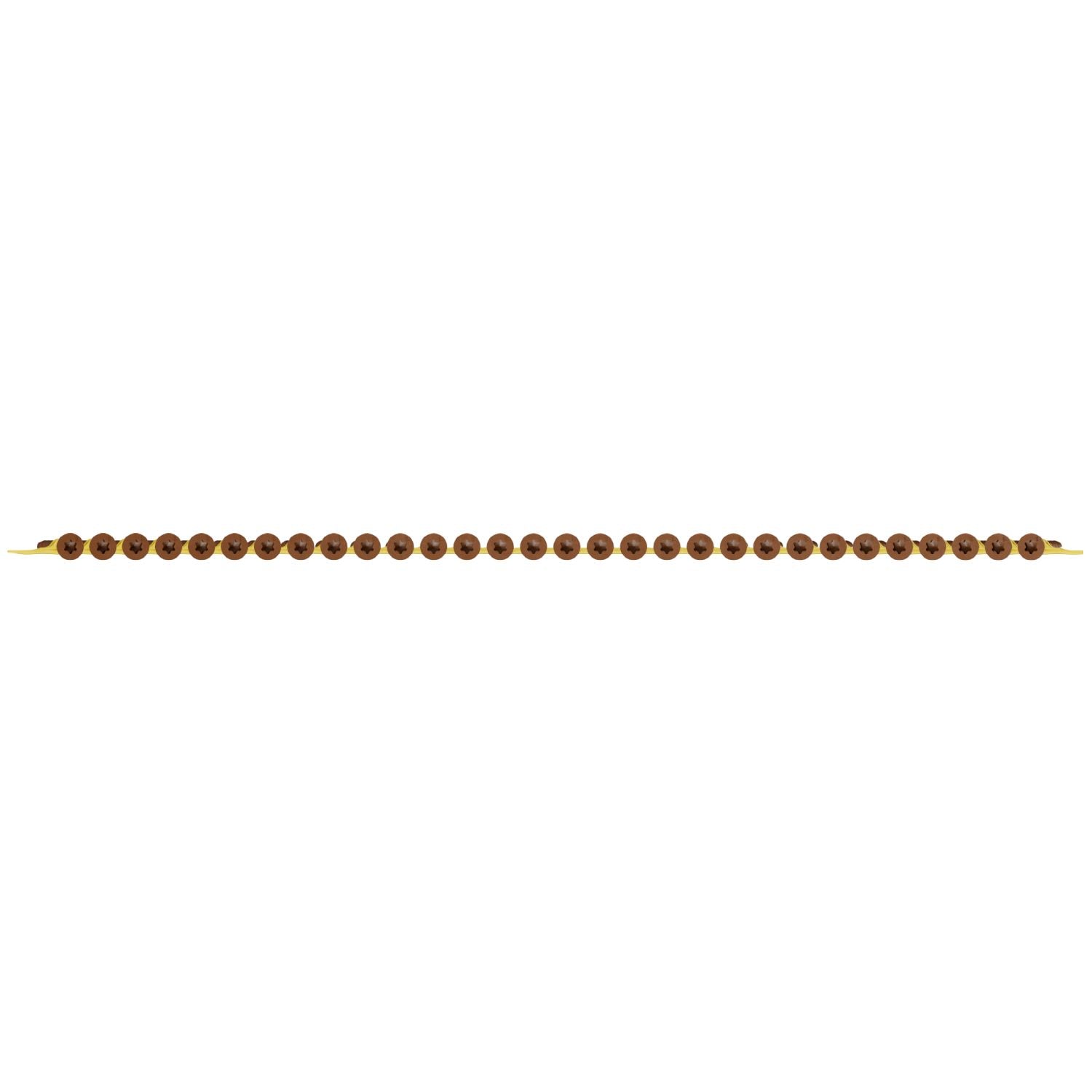Simpson Strong-Tie DSVR158S Deck-Drive DSV WOOD Screw (Collated),  #8 x 1-5/8-in. T25 6-Lobe, Red, 2000-Pack
