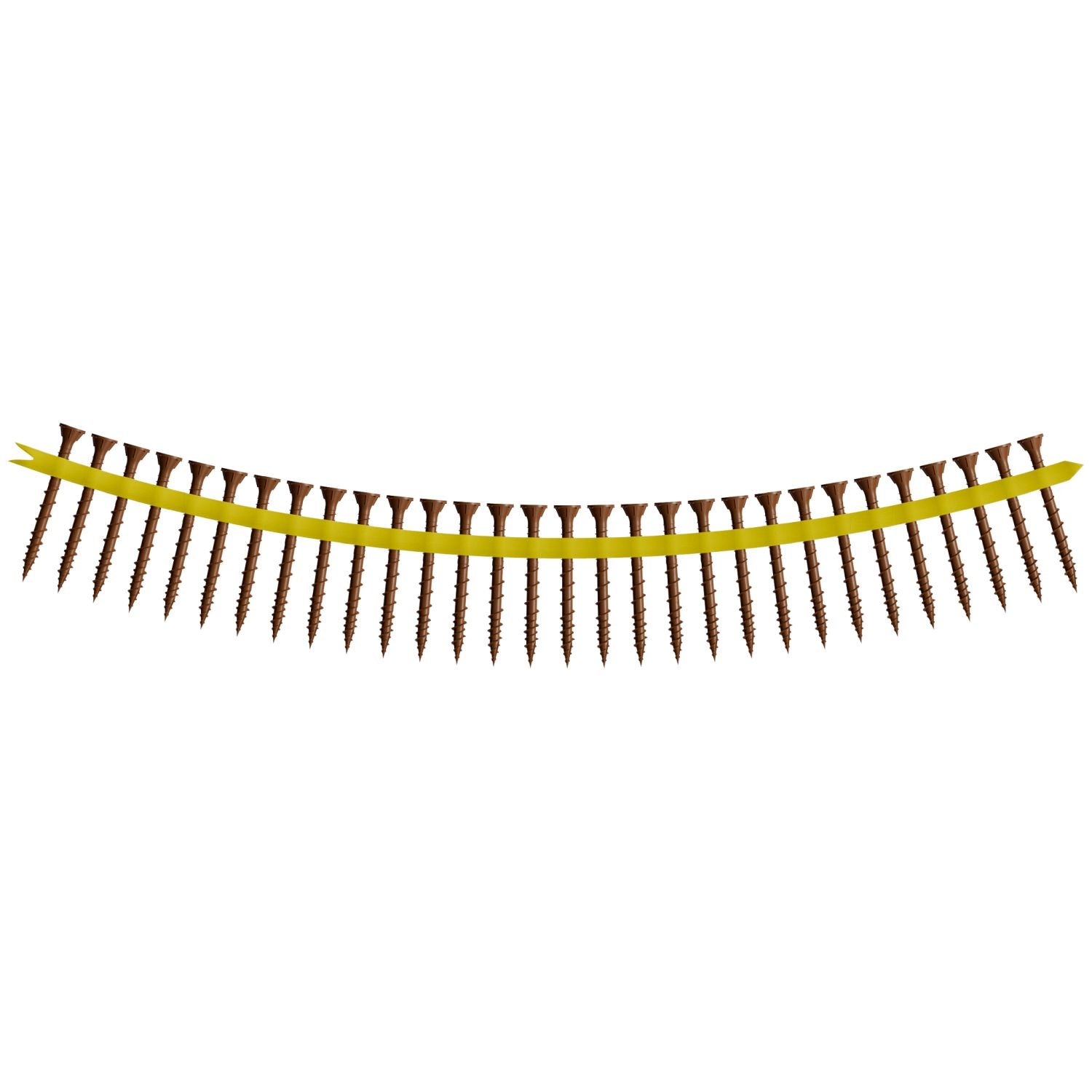 Simpson Strong-Tie DSVR2S Deck-Drive DSV WOOD Screw (Collated),  #10 x 2-in. T25 6-Lobe, Red, 1500-Pack