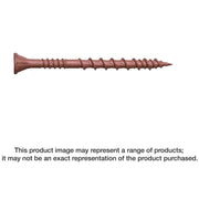 Simpson Strong-Tie DSVR312MB Deck-Drive DSV WOOD Screw,  #10 x 3-1/2-in. T-25, Flat Head, Quik Guard, Red, 1000-Pack
